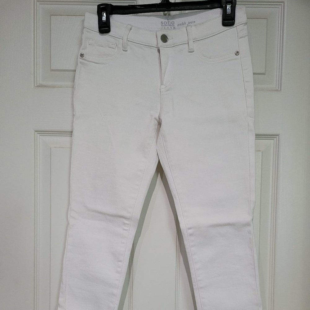 SOHO JEANS - WHITE ANKLE IN OPTIC WHITE